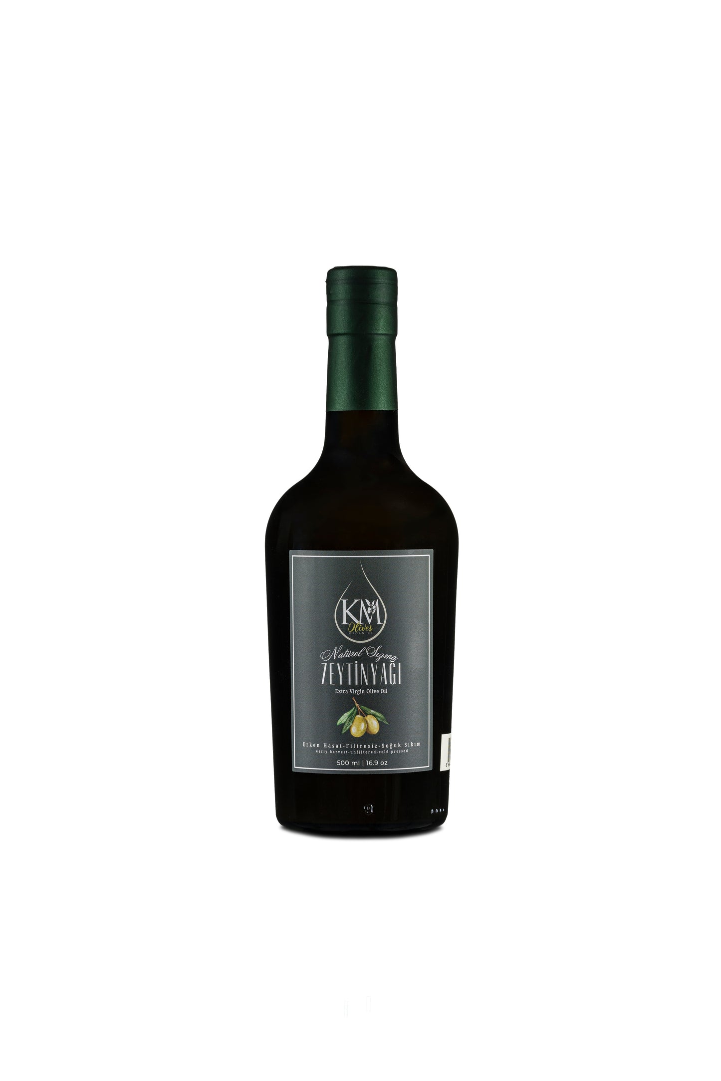 Erken Hasat Soğuk Sıkım Organik Zeytinyağı 500ml