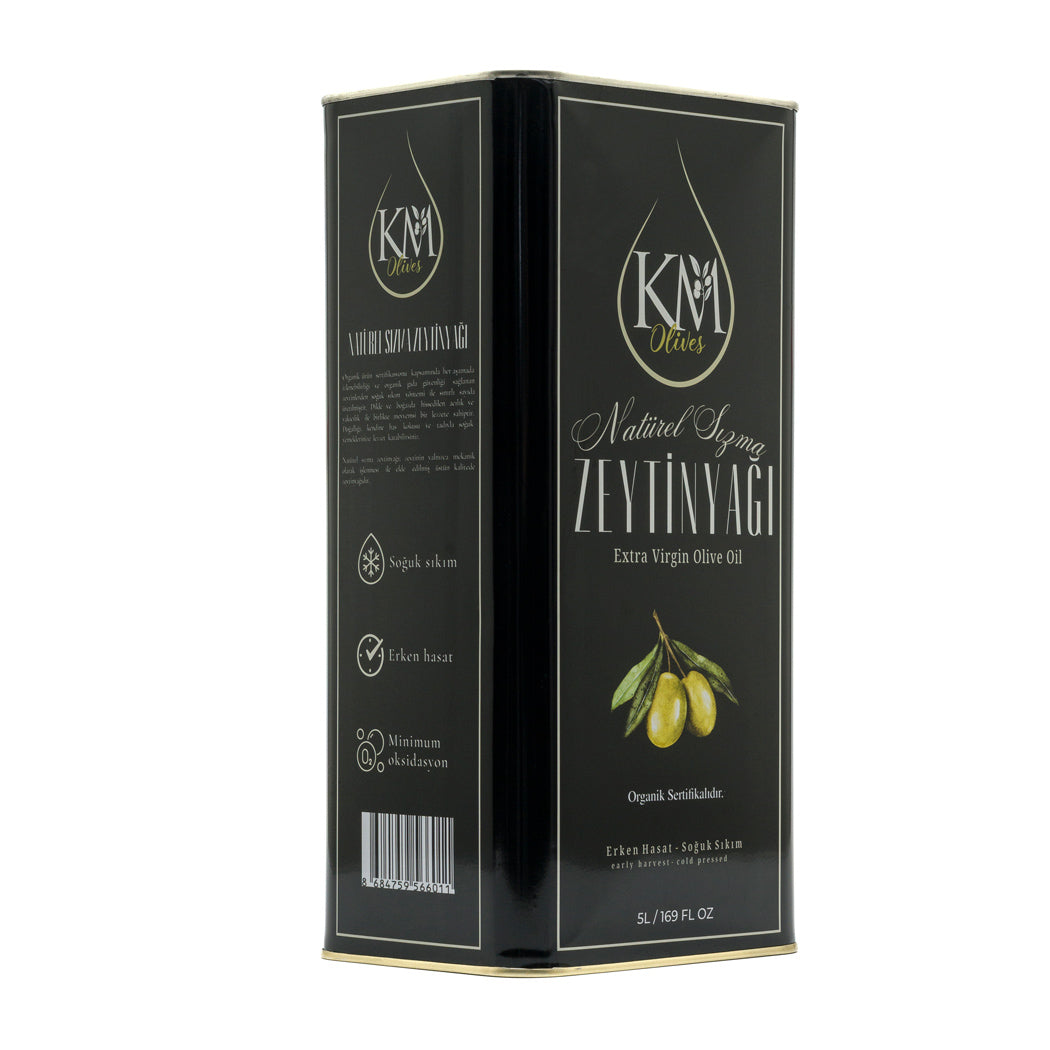Erken Hasat Soğuk Sıkım Organik Zeytinyağı 5000ml
